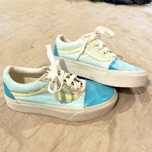 VANS, one-of-kind, Hand painted, women skate shoes